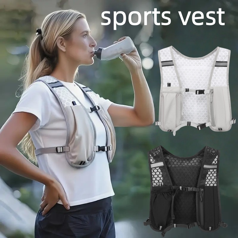 Cycling Backpack - Hardloopvest Unisex waterbestendige ademende rugzak voor