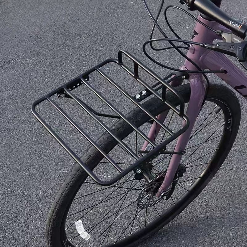 Bike Cargo Rack - Verdikte bagagerek voor grindwegen, versterkt koolstofstaal,