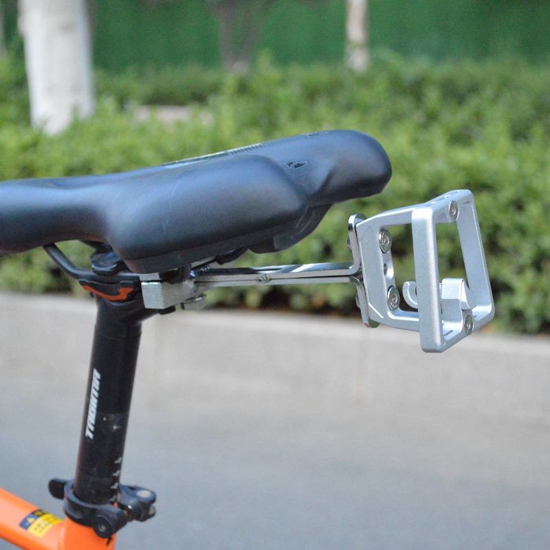 Bike Cargo Rack - 304 roestvrijstalen achterframe voor conversie, aluminiumlegering,