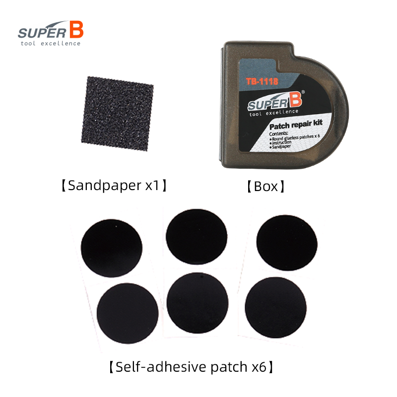 Super B Tb-1118 6 Stuks Fietsr - Bicycle Repair Kit recensie en prijs
