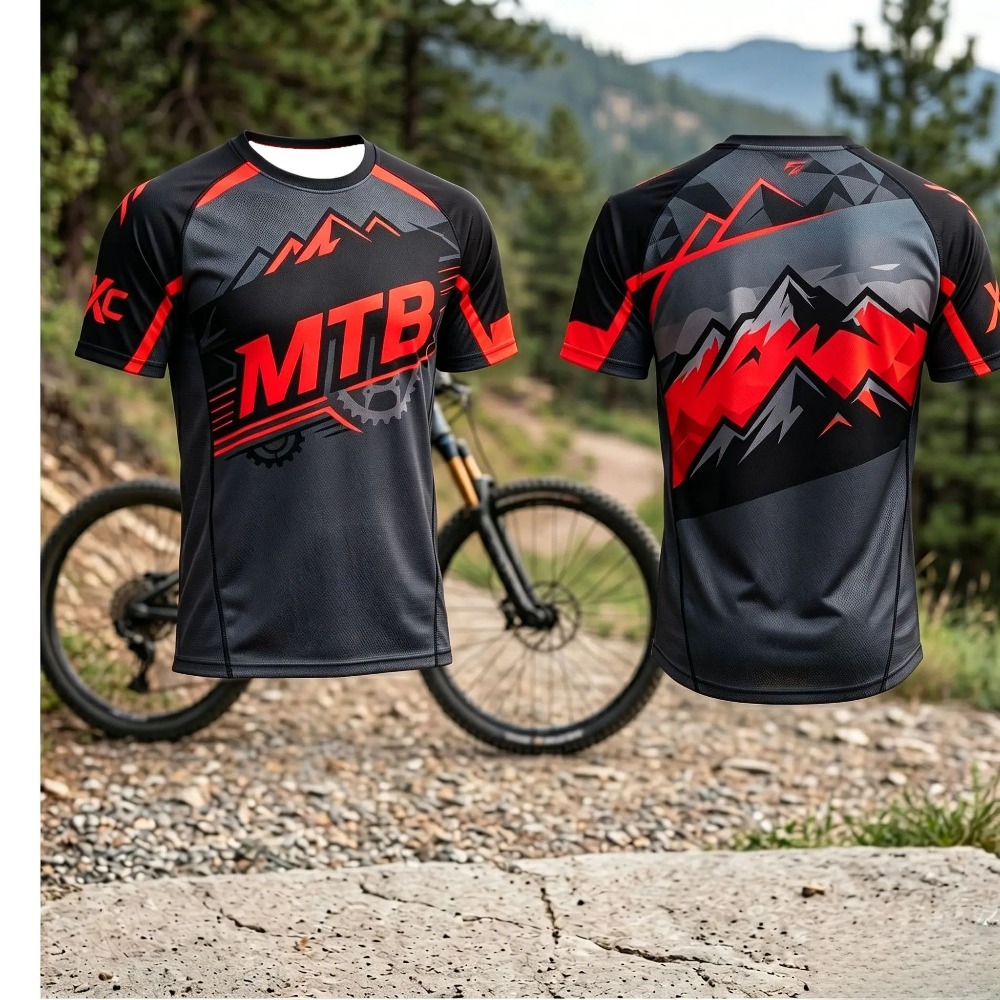 Mountain MTB Gear Print Heren  - Xc Cycling Gear recensie en prijs