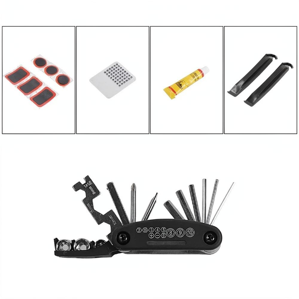 Draagbare fietsreparatieset, m - Road Cycling Essential Gear recensie en prijs