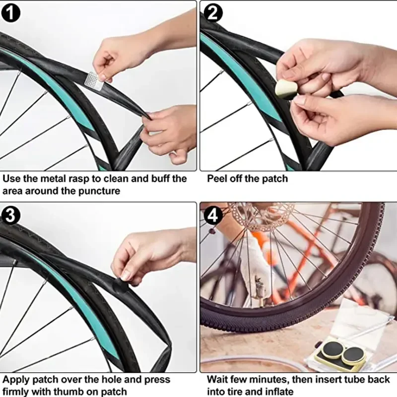 50 stuks lijmloze fietsbandrep - Bicycle Repair Kit recensie en prijs
