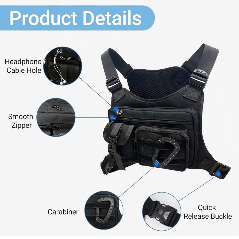 Tactische borsttas met meerder - Cycling Hand Gear recensie en prijs